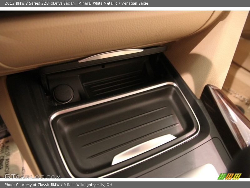 Mineral White Metallic / Venetian Beige 2013 BMW 3 Series 328i xDrive Sedan