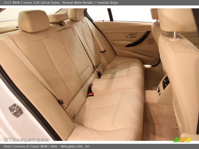 Mineral White Metallic / Venetian Beige 2013 BMW 3 Series 328i xDrive Sedan
