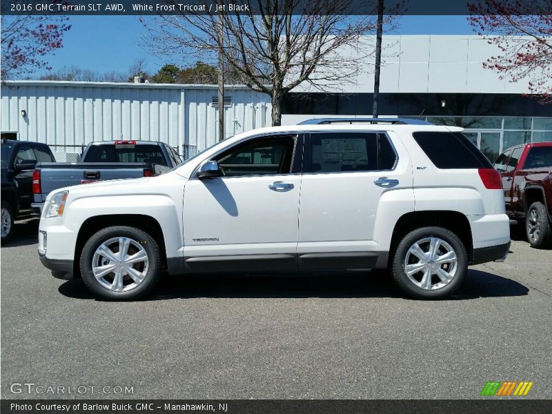 White Frost Tricoat / Jet Black 2016 GMC Terrain SLT AWD