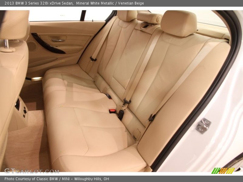 Mineral White Metallic / Venetian Beige 2013 BMW 3 Series 328i xDrive Sedan