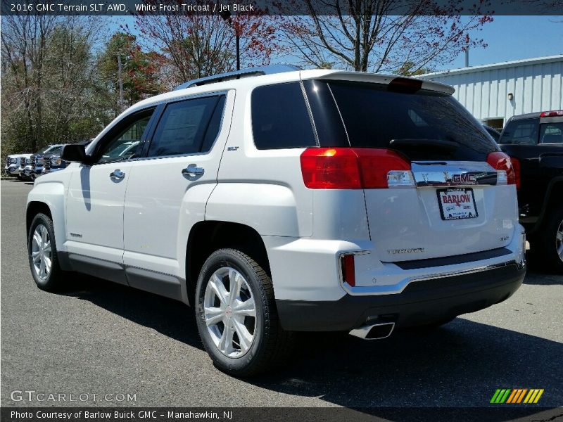 White Frost Tricoat / Jet Black 2016 GMC Terrain SLT AWD