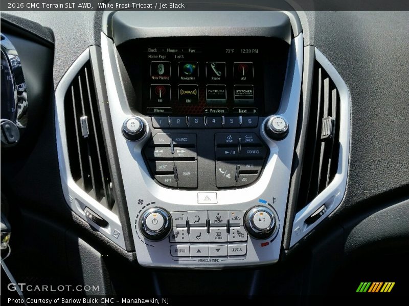 White Frost Tricoat / Jet Black 2016 GMC Terrain SLT AWD