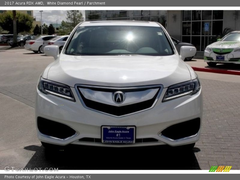White Diamond Pearl / Parchment 2017 Acura RDX AWD