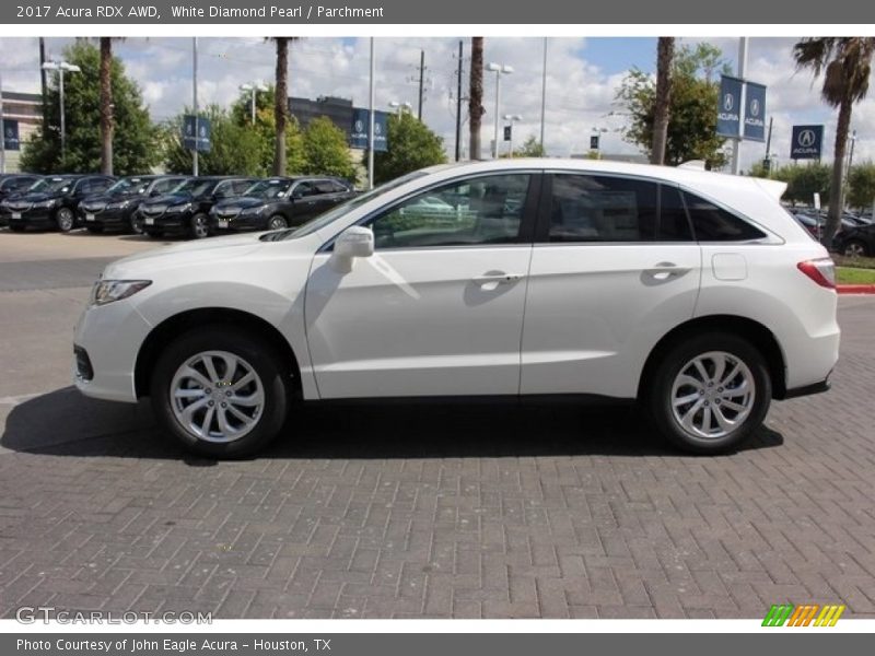 White Diamond Pearl / Parchment 2017 Acura RDX AWD