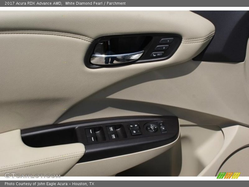 White Diamond Pearl / Parchment 2017 Acura RDX Advance AWD