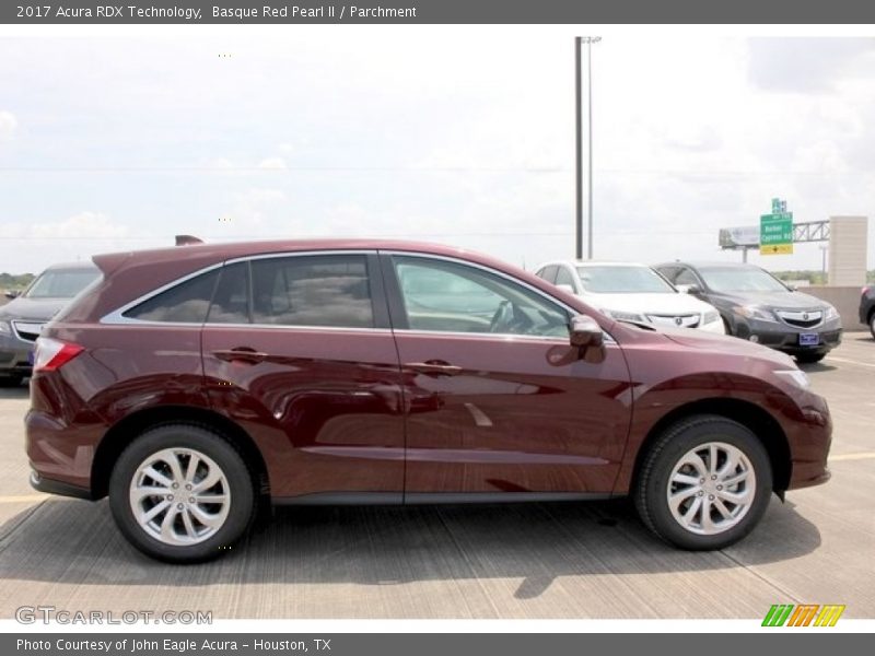 Basque Red Pearl II / Parchment 2017 Acura RDX Technology