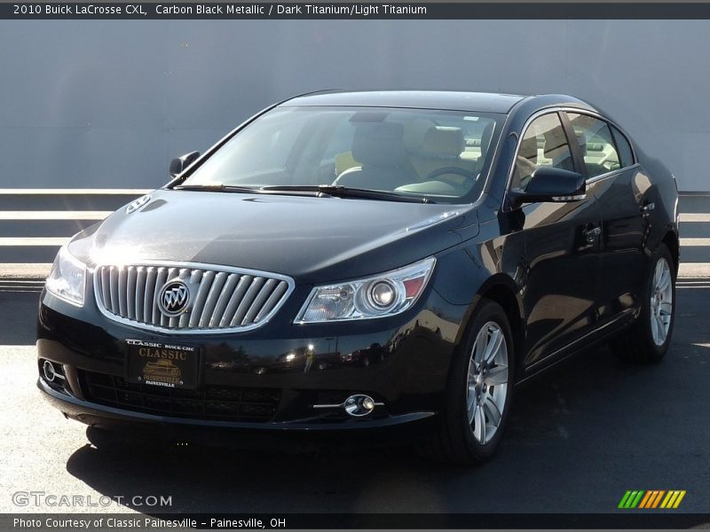 Carbon Black Metallic / Dark Titanium/Light Titanium 2010 Buick LaCrosse CXL