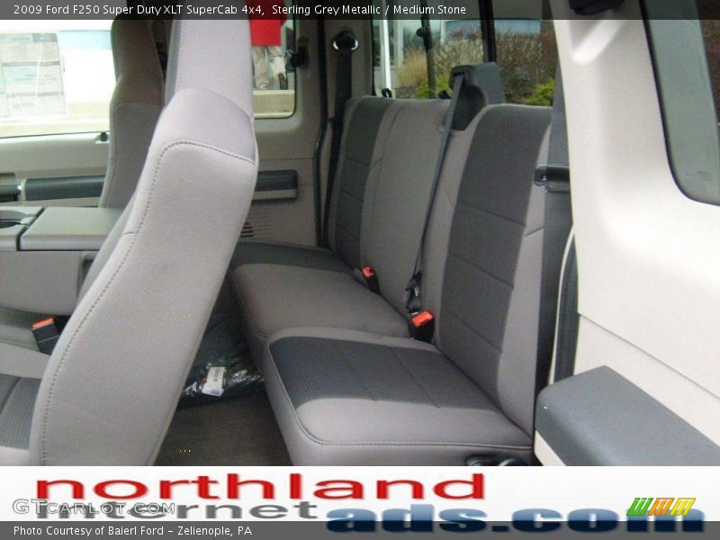 Sterling Grey Metallic / Medium Stone 2009 Ford F250 Super Duty XLT SuperCab 4x4