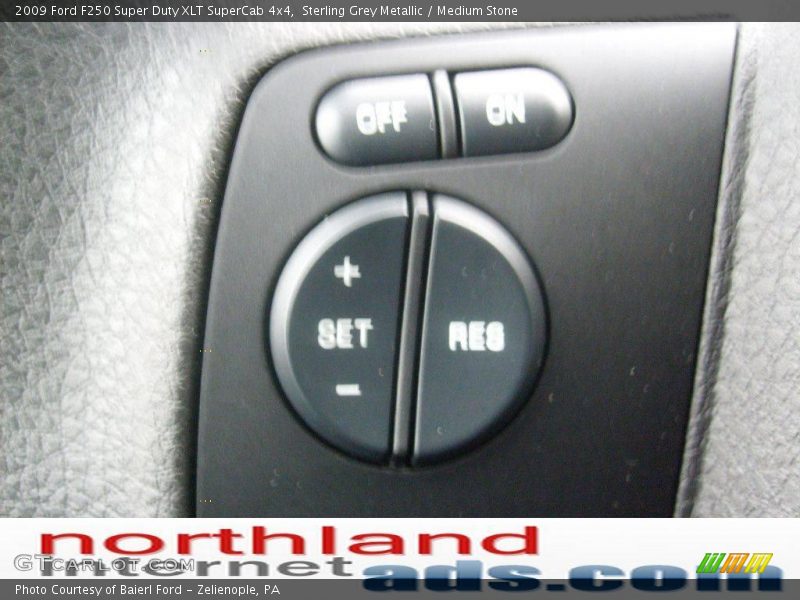Sterling Grey Metallic / Medium Stone 2009 Ford F250 Super Duty XLT SuperCab 4x4
