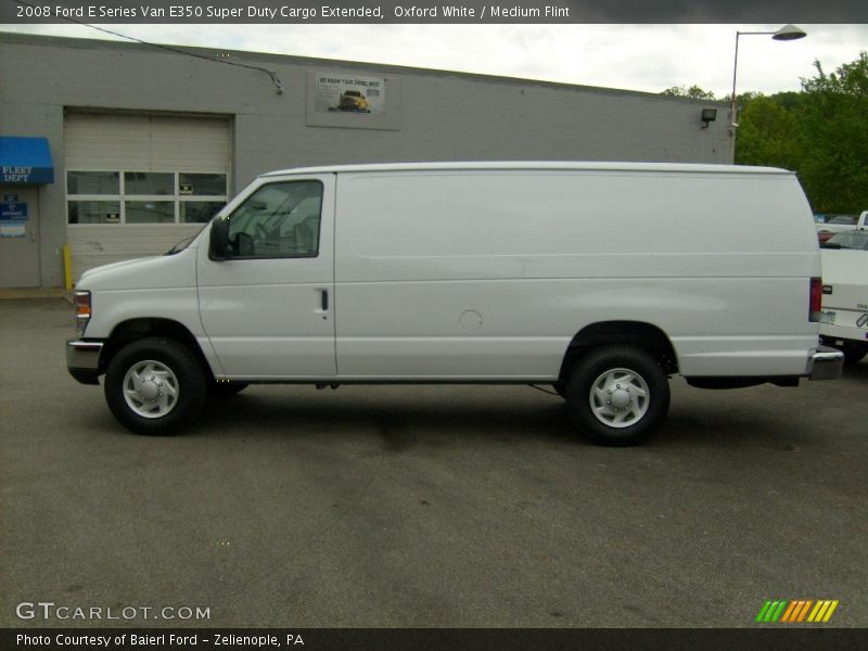 Oxford White / Medium Flint 2008 Ford E Series Van E350 Super Duty Cargo Extended