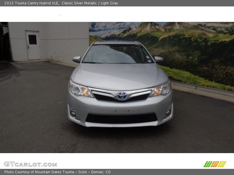 Classic Silver Metallic / Light Gray 2013 Toyota Camry Hybrid XLE
