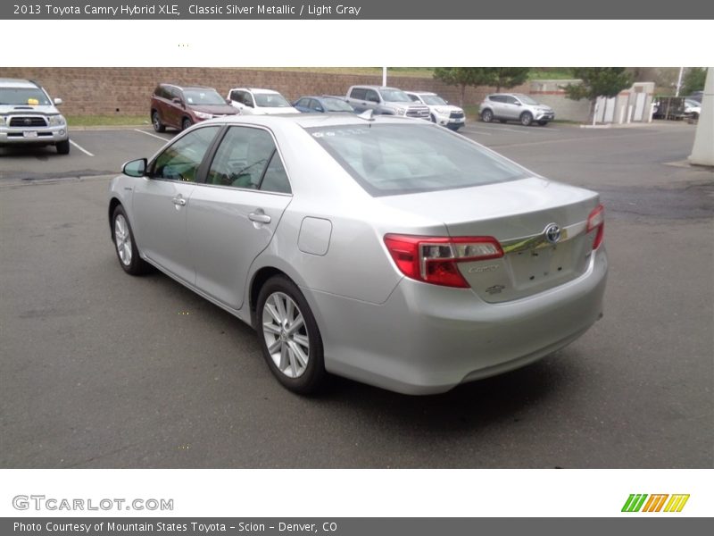 Classic Silver Metallic / Light Gray 2013 Toyota Camry Hybrid XLE