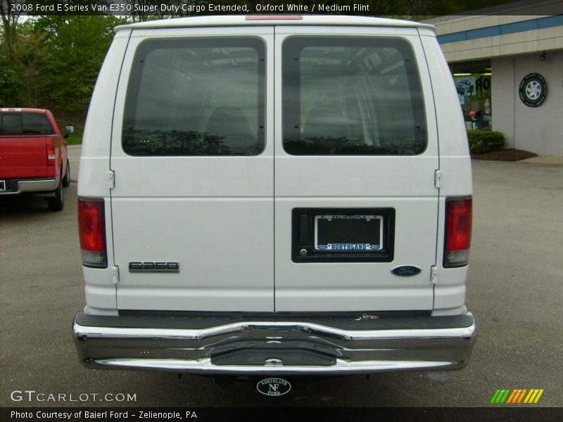 Oxford White / Medium Flint 2008 Ford E Series Van E350 Super Duty Cargo Extended