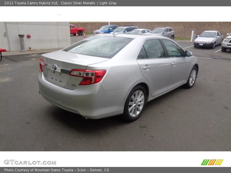 Classic Silver Metallic / Light Gray 2013 Toyota Camry Hybrid XLE