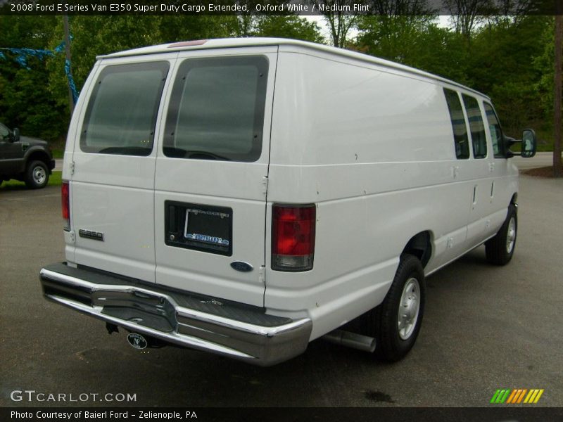 Oxford White / Medium Flint 2008 Ford E Series Van E350 Super Duty Cargo Extended