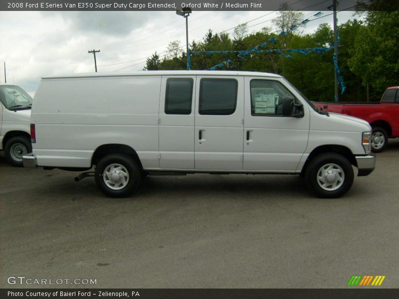 Oxford White / Medium Flint 2008 Ford E Series Van E350 Super Duty Cargo Extended