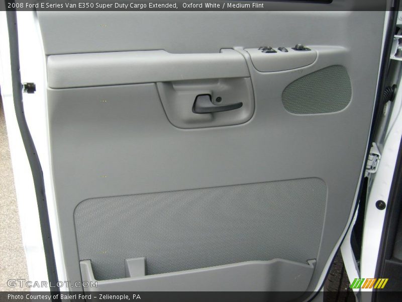 Oxford White / Medium Flint 2008 Ford E Series Van E350 Super Duty Cargo Extended
