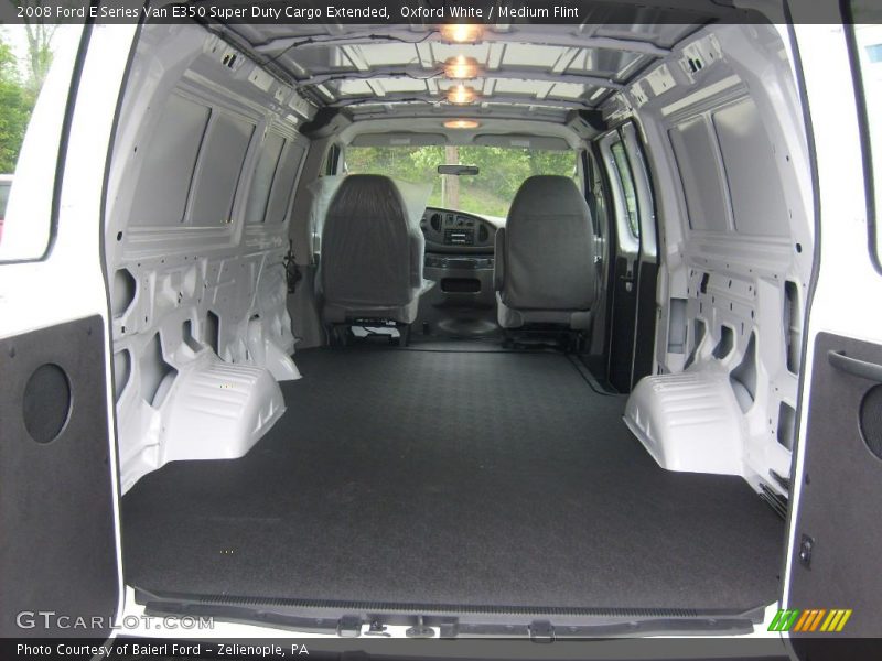 Oxford White / Medium Flint 2008 Ford E Series Van E350 Super Duty Cargo Extended
