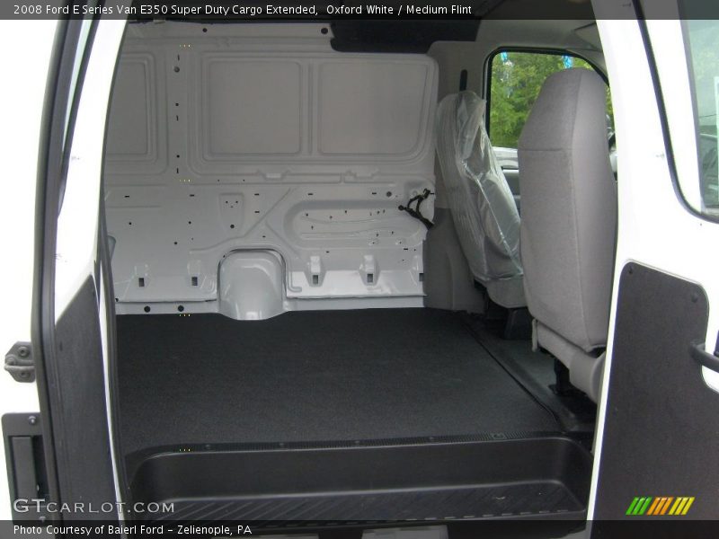 Oxford White / Medium Flint 2008 Ford E Series Van E350 Super Duty Cargo Extended
