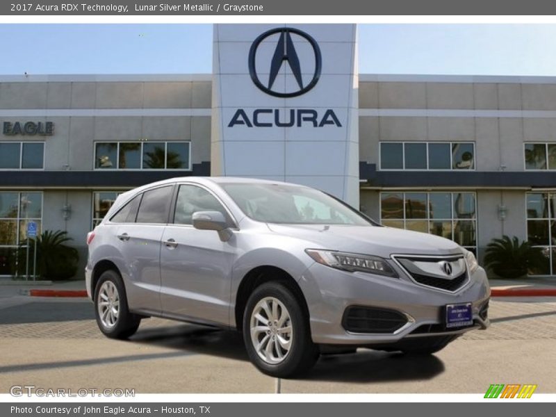 Lunar Silver Metallic / Graystone 2017 Acura RDX Technology