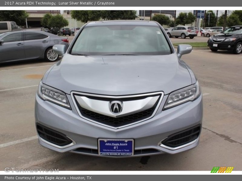 Lunar Silver Metallic / Graystone 2017 Acura RDX Technology