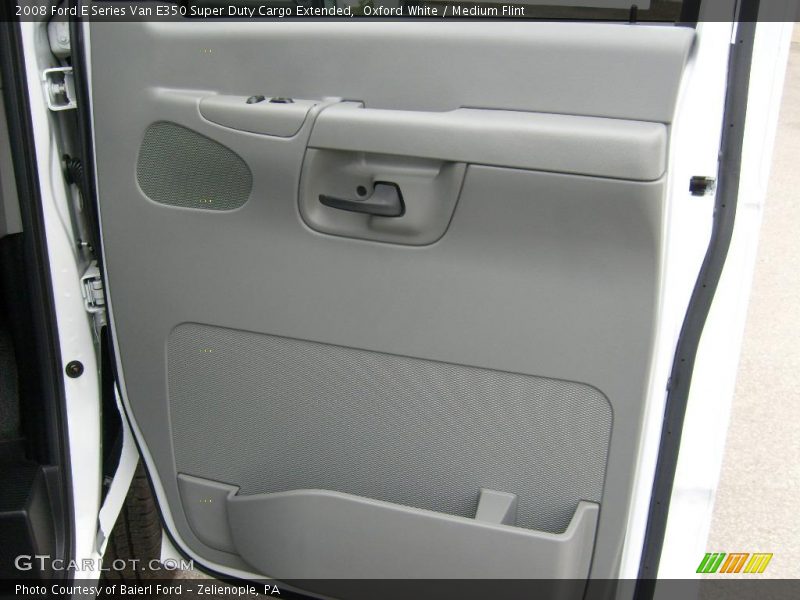 Oxford White / Medium Flint 2008 Ford E Series Van E350 Super Duty Cargo Extended