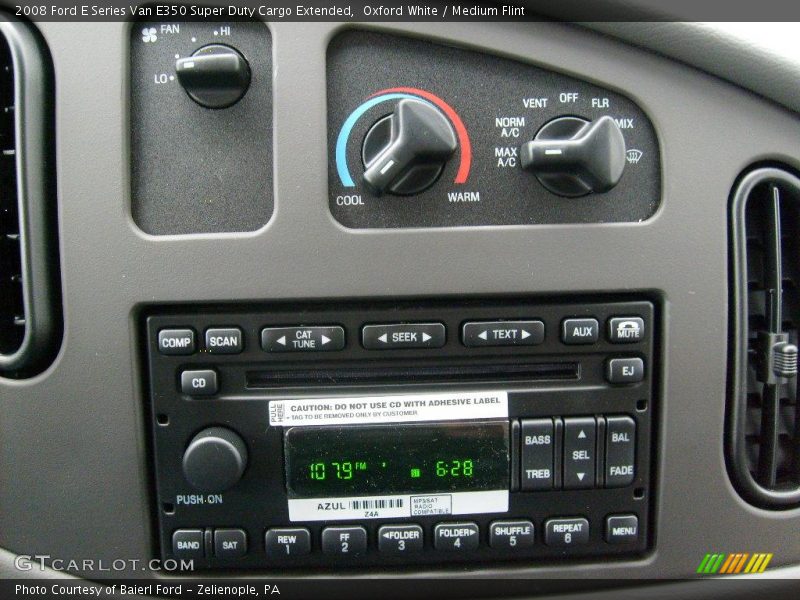 Oxford White / Medium Flint 2008 Ford E Series Van E350 Super Duty Cargo Extended