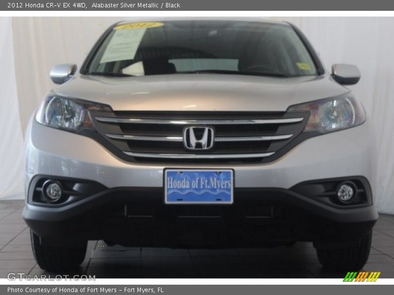 Alabaster Silver Metallic / Black 2012 Honda CR-V EX 4WD