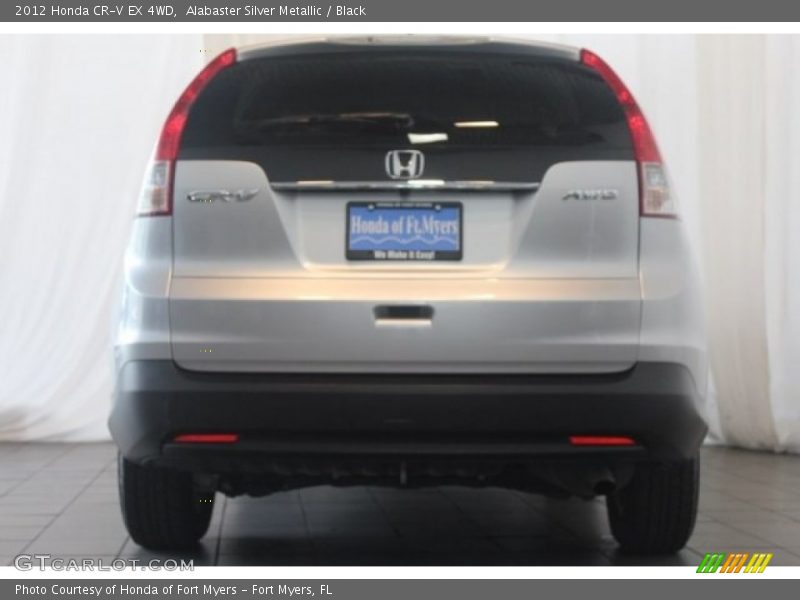 Alabaster Silver Metallic / Black 2012 Honda CR-V EX 4WD