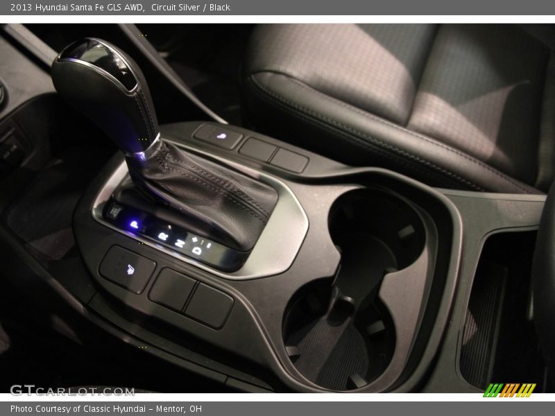 Circuit Silver / Black 2013 Hyundai Santa Fe GLS AWD