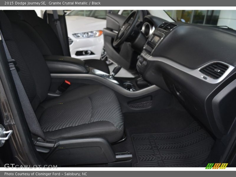 Granite Crystal Metallic / Black 2015 Dodge Journey SE