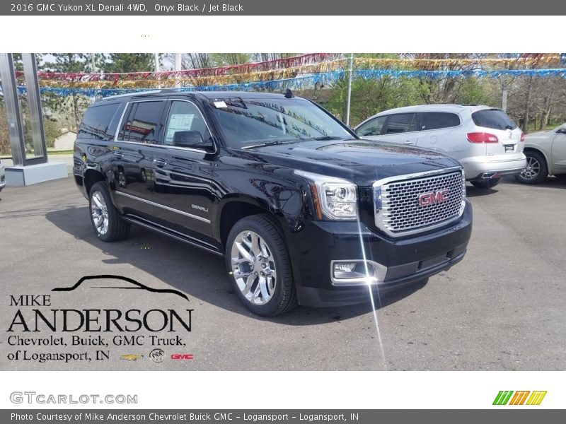 Onyx Black / Jet Black 2016 GMC Yukon XL Denali 4WD