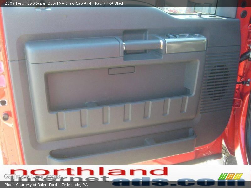 Red / FX4 Black 2009 Ford F350 Super Duty FX4 Crew Cab 4x4