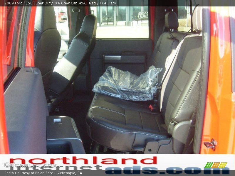 Red / FX4 Black 2009 Ford F350 Super Duty FX4 Crew Cab 4x4