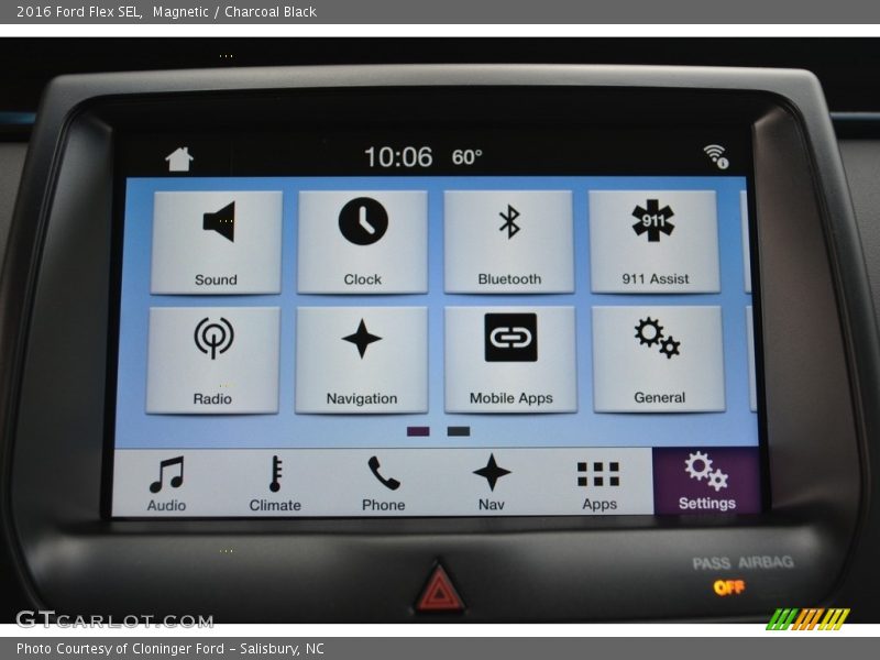 Magnetic / Charcoal Black 2016 Ford Flex SEL