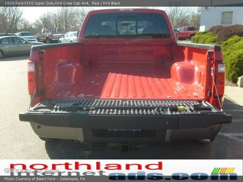 Red / FX4 Black 2009 Ford F350 Super Duty FX4 Crew Cab 4x4