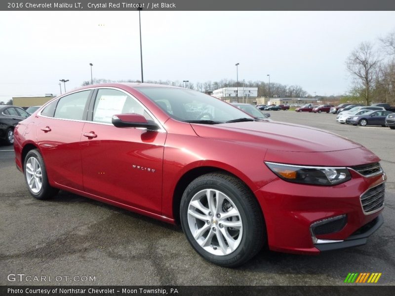 Crystal Red Tintcoat / Jet Black 2016 Chevrolet Malibu LT