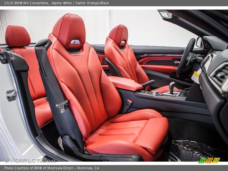 Front Seat of 2016 M4 Convertible