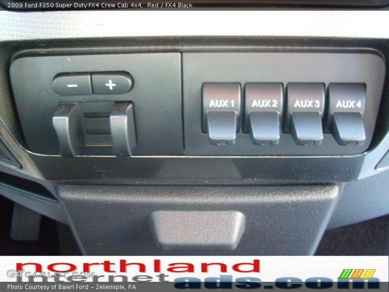 Red / FX4 Black 2009 Ford F350 Super Duty FX4 Crew Cab 4x4