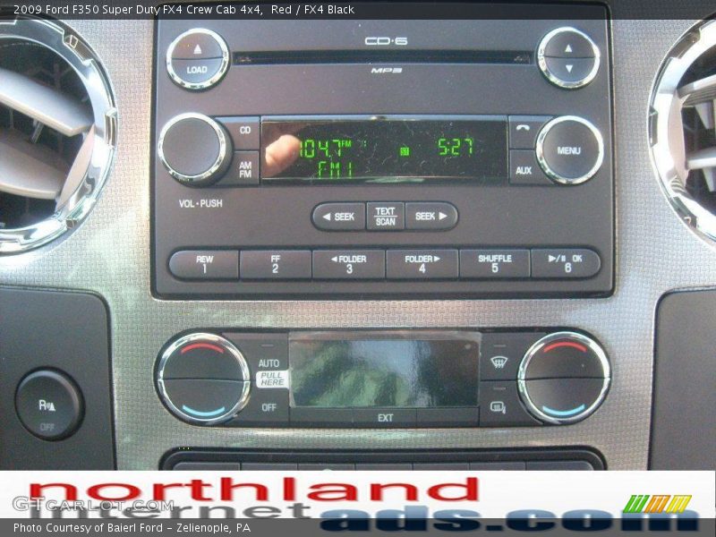 Red / FX4 Black 2009 Ford F350 Super Duty FX4 Crew Cab 4x4