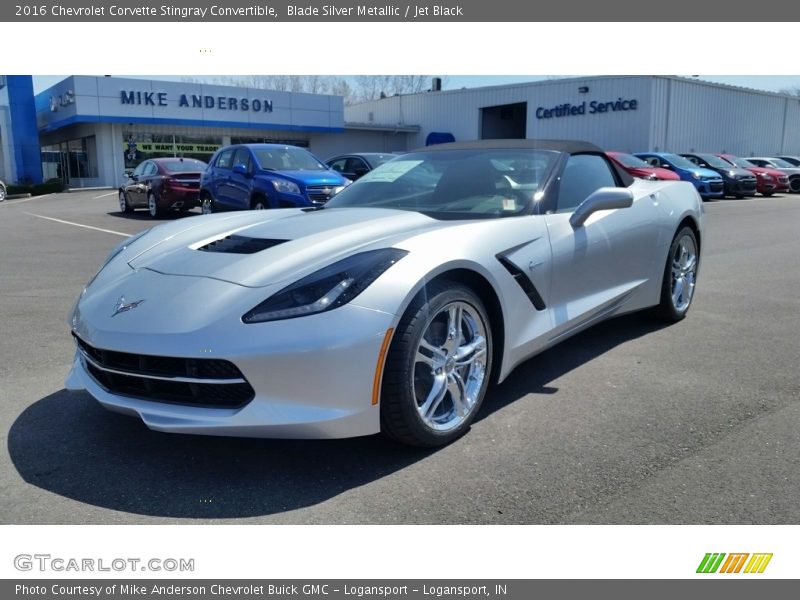 Blade Silver Metallic / Jet Black 2016 Chevrolet Corvette Stingray Convertible
