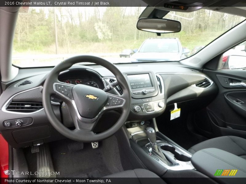 Crystal Red Tintcoat / Jet Black 2016 Chevrolet Malibu LT