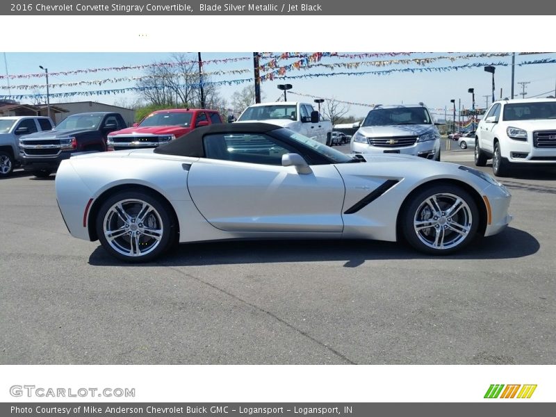 Blade Silver Metallic / Jet Black 2016 Chevrolet Corvette Stingray Convertible