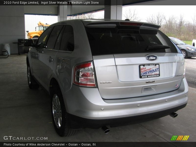 Ingot Silver Metallic / Medium Light Stone 2010 Ford Edge Limited