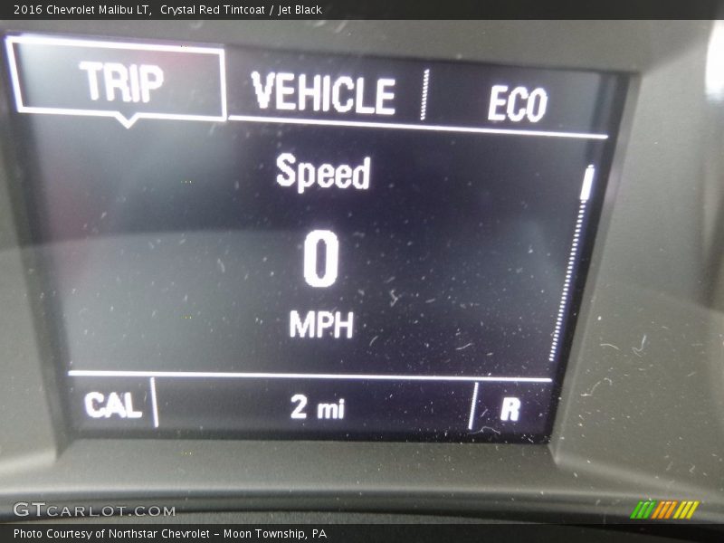 Crystal Red Tintcoat / Jet Black 2016 Chevrolet Malibu LT