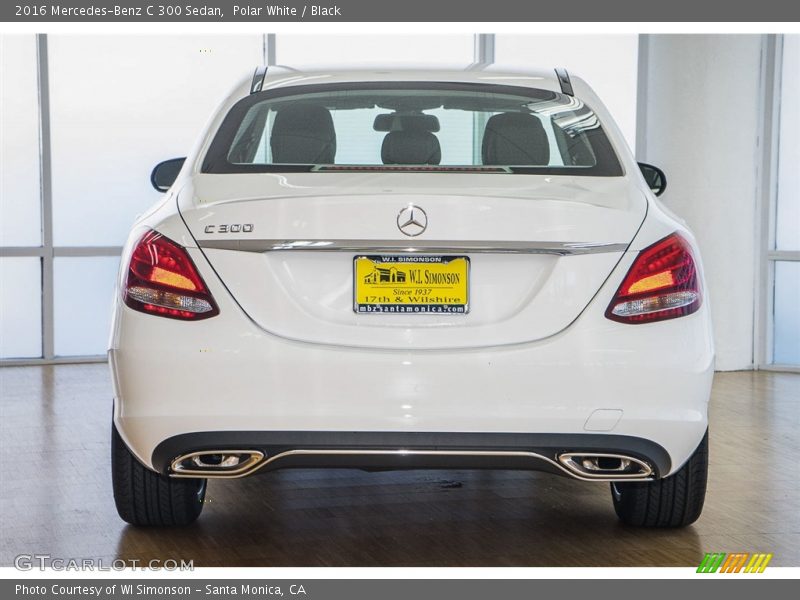 Polar White / Black 2016 Mercedes-Benz C 300 Sedan