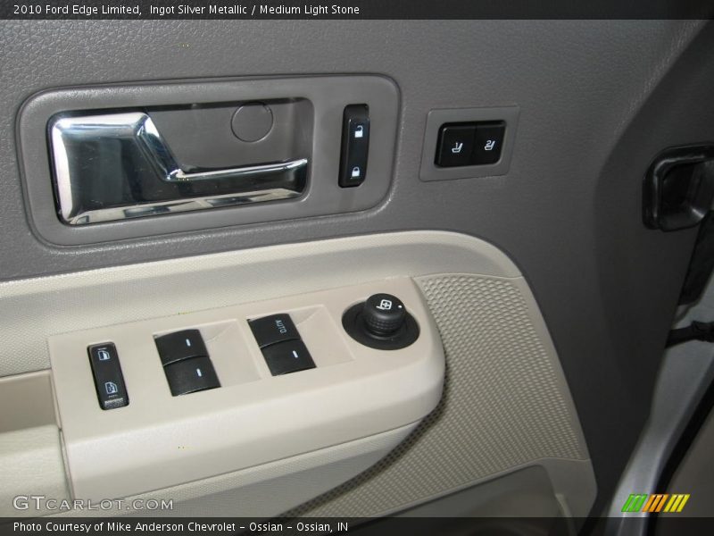 Ingot Silver Metallic / Medium Light Stone 2010 Ford Edge Limited