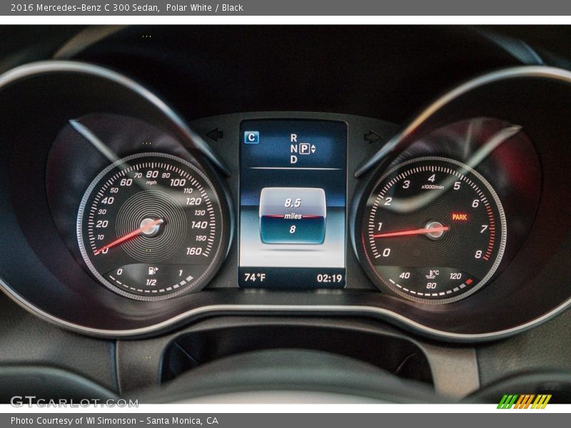 Polar White / Black 2016 Mercedes-Benz C 300 Sedan