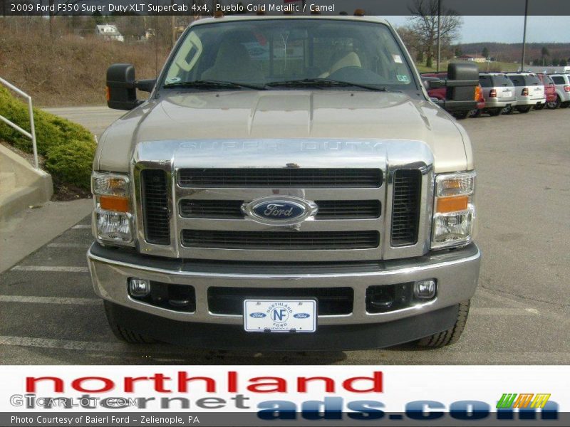 Pueblo Gold Metallic / Camel 2009 Ford F350 Super Duty XLT SuperCab 4x4