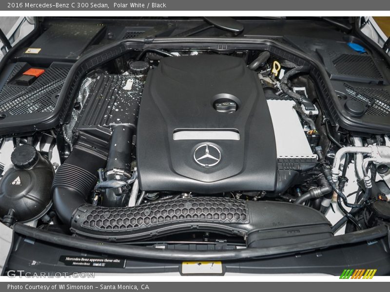 Polar White / Black 2016 Mercedes-Benz C 300 Sedan